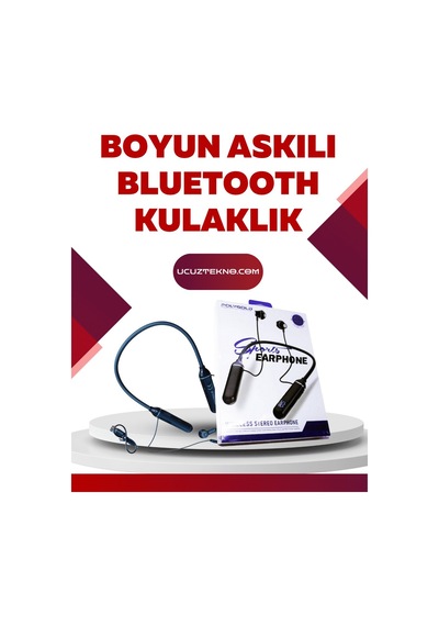 Polygold Pg-100 Bluetooth Kulaklık - Ergonomik Boyun Bantlı Tasarım Net Ses Ve Konfor