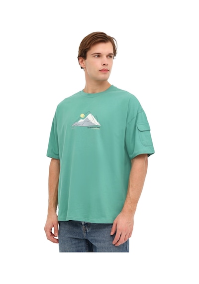Kinetix Ml Day 11otd213 5fx Yeşil Erkek Kısa Kol T-shirt Çok Renkli