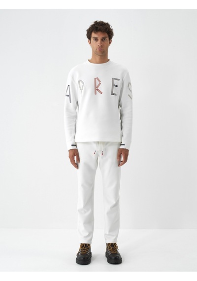Xint Ekru Pamuk Dokulu Regular Fit Sweatshirt 300344