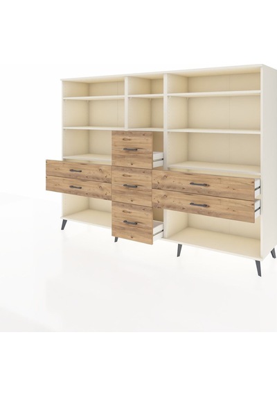 Hyperion Dolap 8 Raflı 7 Çekmeceli 220x44x163 Aytaşı-aytaşı/çam Aytası/atlas Çam - Aytası Hyperion Dolap 8 Raflı 7 Çekmeceli 220x44x163 Aytaşı-aytaşı/çam Aytası/atlas Çam - Aytası