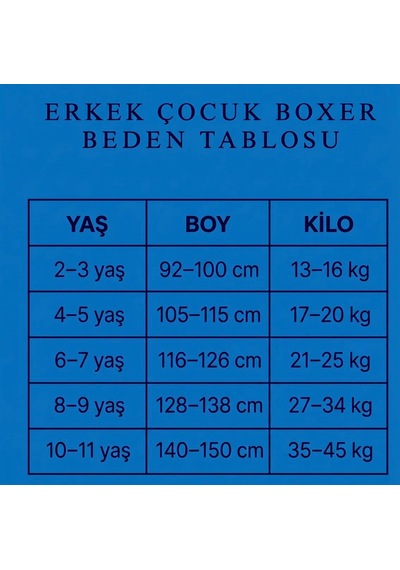 Orivra 5'li Erkek Çocuk Boxer Seti Esnek Desenli Pamuklu İç Çamaşırı Paketi Çok Renkli