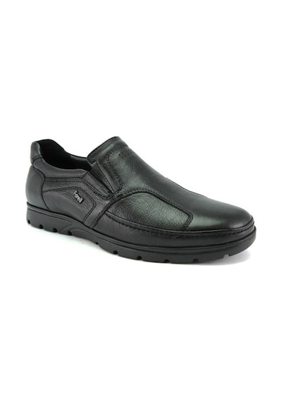 Forelli 32606 Hakiki Deri Erkek Comfort Ayakkabi Siyah