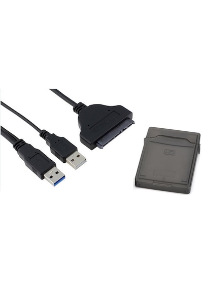 Alfais 4853 Usb 3.0 Sata Kablo Çevirici Dönüştürücü Hdd Hardisk Kablosu + Kutu