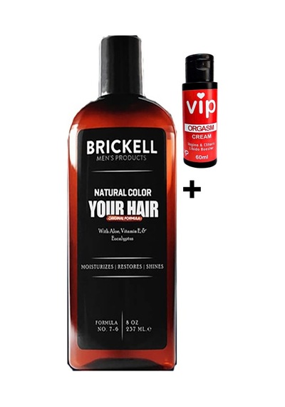 Brickell Saçsakal Beyazlatıcıerkeklere Özel Şampuan 237 Ml + Vip Bayan Zevkkremi