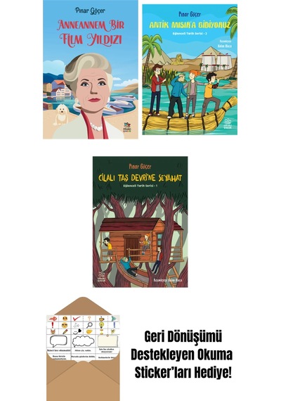 Anneannem Bir Film Yıldızı + Antik Mısır A Gidiyoruz Eğlenceli Tarih Serisi 2 + Cilalı Taş Devri Ne Seyahat Eğlenceli Tarih Serisi 1