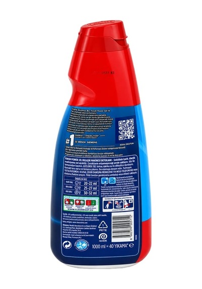 Finish Jel 1000 Ml Bulaşık Makinesi Deterjanı 5'li Paket