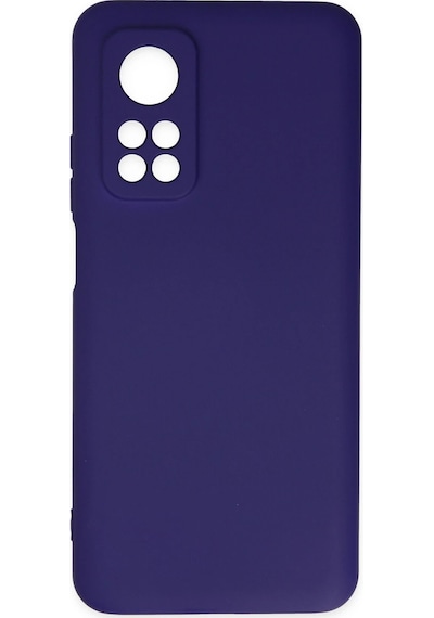 Newface - 429 - Xiaomi Mi 10t Kılıf Nano İçi Kadife Silikon - Edntrend - - Mor
