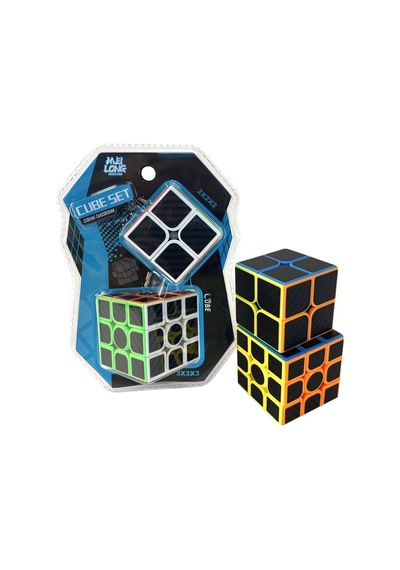 Mf9323 Moyu 3x3 2x2 Fiber Karbon Küp Set
