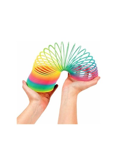 Fidget Stres Yayı - Magic Spring Rengarenk Gökkuşağı Stres Yayı No:7 - 1 Adet - Qhdh-900857