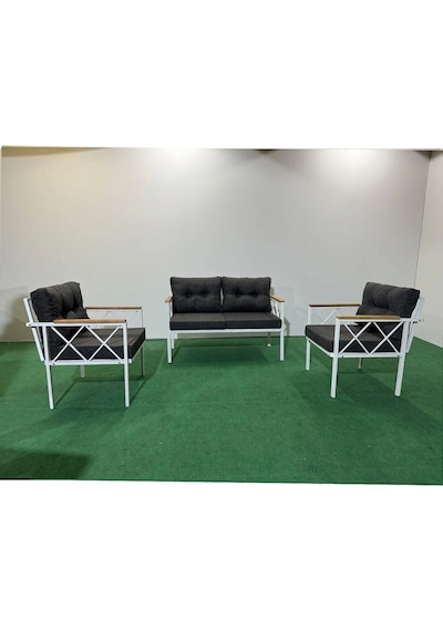 2+1+1 Beyaz Profil Balkon-bahçe-kafe- Çay Seti-koltuk Takımı-oturma Grubu-ofis Koltuğu Antrasit 2+1+1 Beyaz Profil Balkon-bahçe-kafe- Çay Seti-koltuk Takımı-oturma Grubu-ofis Koltuğu Antrasit