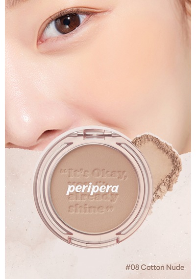Peripera Pure Blushed Sunshine Cheek 08 Cotton Nude
