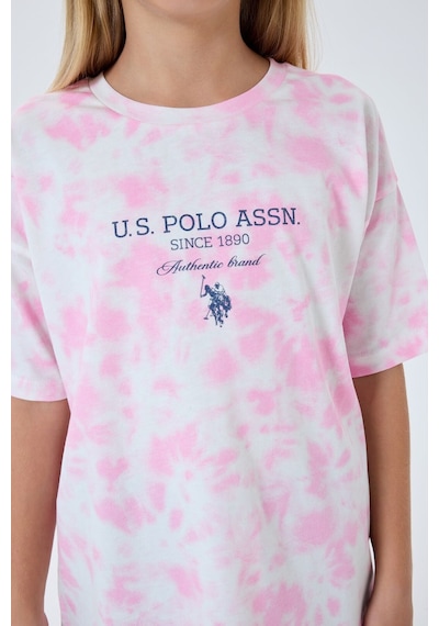 U.s. Polo Assn. Kız Çocuk Pembe Şort Takım Us2520-c-v1 Pembe