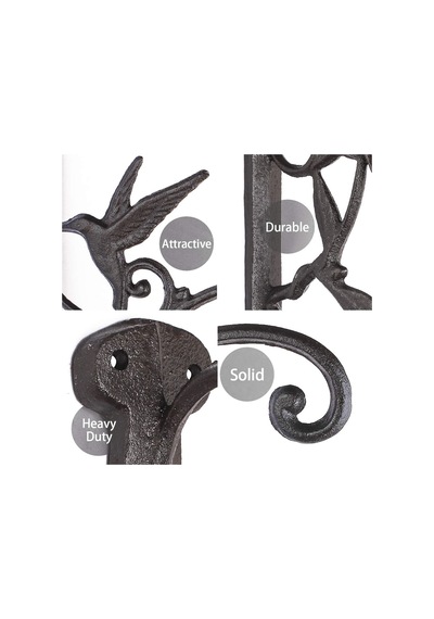 Çiçek Tutucu, Duvar, Metal, Antik Bitki Kancası, Çiçek Saksısı İçin, İç/dış Mekan, Bitkiler İçin, Asılı Ç Diğer