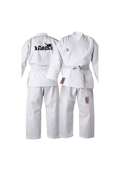Top Glory Baskılı Acemi Karate Elbisesi Beyaz
