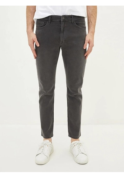 Black Lee Denim Regular Fit Likralı Erkek Petek Desen Kot Pantolo (547938069)