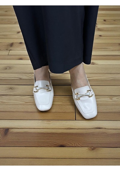 Aska Shoes Günlük Tokalı Babet 2025aska005 Bej