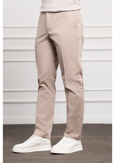 Morven Erkek Bej Dynamic Fit Chino Pantolon 25ys003003653 Bej