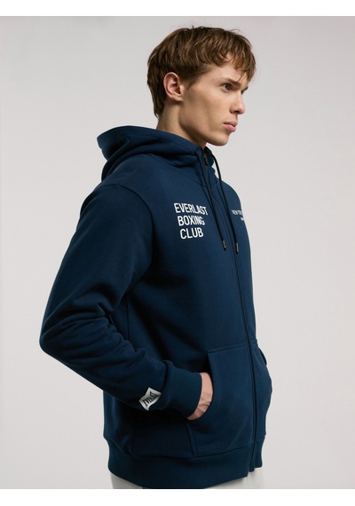 Everlast Boxing Club Regular Lacivert Erkek Full Zip Kapüşonlu Sweatshirt Lacivert