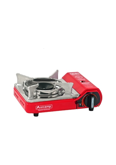Orcamp Tekli Çantalı Mini Portatif Ocak Kırmızı Ck-506 Kırmızı