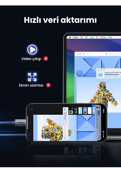 Usb C Şarj Kablosu 60w Siyah Naylon Usb C - Usb C Kablosu Pd 3.0 Pps İphone 15 Pro Max Galaxy S23 S22 S21 A54 A34 A14 İpad Pro 12.9 İpad Air 5/mini 6, Pixel 7 Pro Vb. İle Uyumludur. 2m