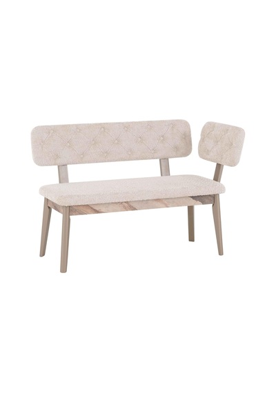 Gian Yavrulu Kanepe Puf 115 Cm Krem