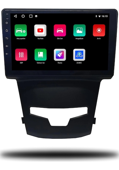 Redhat Ssangyong Korando Android Carplay Multimedya 2014+ 4gb Ram + 64gb Hafıza + 8 Çekirdek