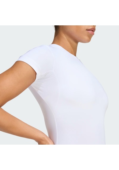 Adidas Power Essentials Workout Contour Kadın Tişört C-adıjz3312b30a00 Beyaz