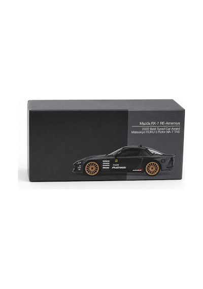 Model Araç 1/64 Mazda Rx-7 Re-amemiya Matsukiyo Koku 3 Rotor Na-7 Tas 2025 Best Tuned Car Award