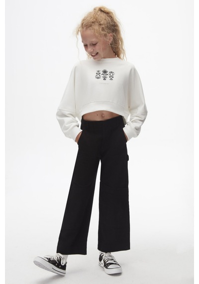 Nk Kids 37318 Kız Çocuk Sweatshirt Ekru