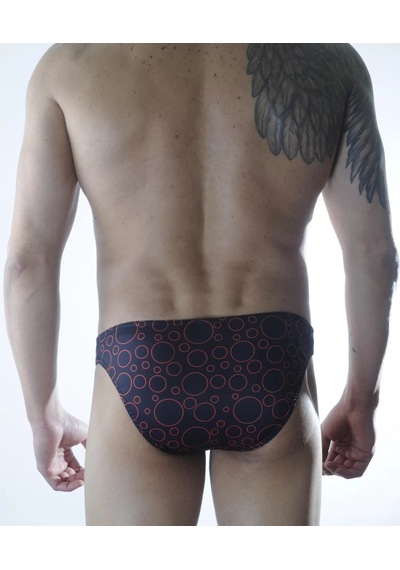 Naam Erkek Daire Desenli Slip Çamaşır Çok Renkli