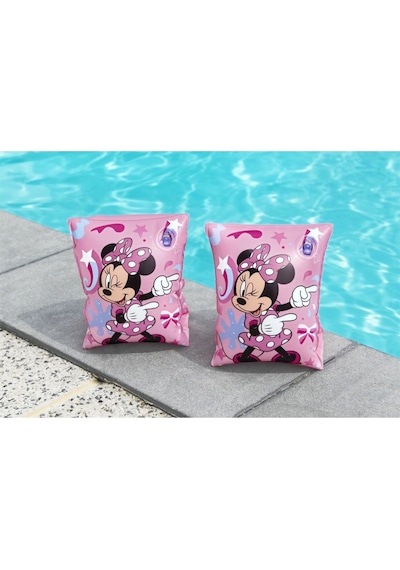 Minnie Mouse Figürlü Deniz Havuz Çocuk Yüzücü Kolluk - 3 - 6 Yaş Arası - 25 Cm Çok Renkli