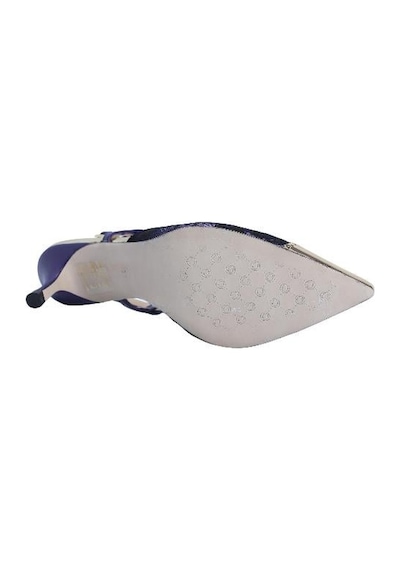Poletto Hakiki Deri /tekstil Mor-altın Ayakkabı Stiletto 9841 59-2508 Mor-altın Mor - Altın