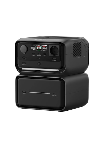 EcoFlow - RIVER 3 Max Plus Taşınabilir  Güç Kaynağı - 858Wh Kapasite, 600W (X-Boost 1200W) Çıkış