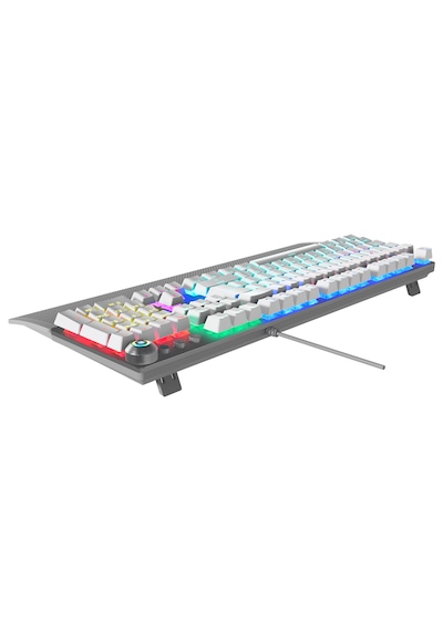 Kb-r28 Blade Plus Beyaz Gökkuşağı Tam Türkçe Red Switch Mekanik K