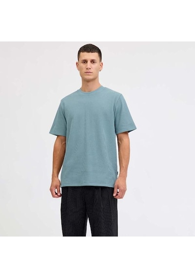 Jack & Jones Jack&jones Blaleo Structure Erkek Turkuaz Tişört