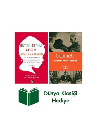 Bütün-beyinli Çocuk Uygulamalı Rehberi + Geometri + Dünya Klasiği Hediye