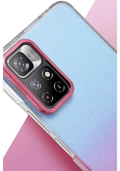 Mey İthalat Redmi Note 11 Pro Glossy Kapak - Mor