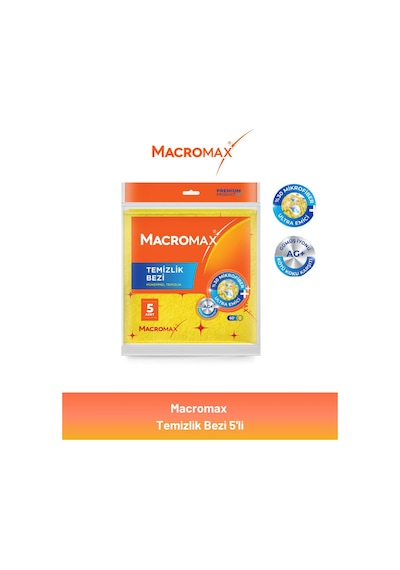 Macromax Temizlik Bezi 5'li Diğer