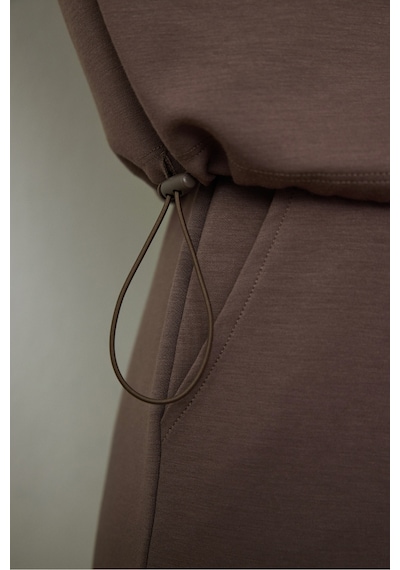 Penti Haki Silky Feel Dik Yaka Crop Sweatshirt