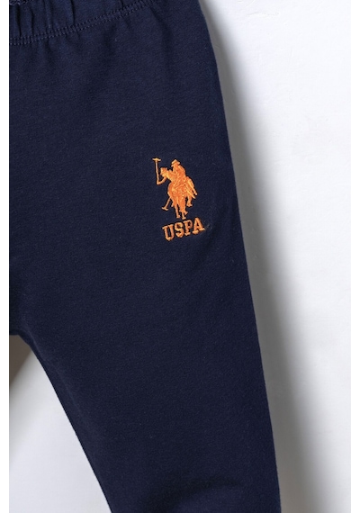 U.S. Polo Assn. Erkek Bebek Baskılı Mavi Hırkalı Takım Usb3166-c-v1 Usb3166-c-v1