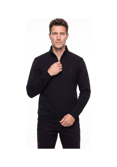 Fabrika Siyah Erkek Slim Fit Sweatshirt F6wm-swt 2051