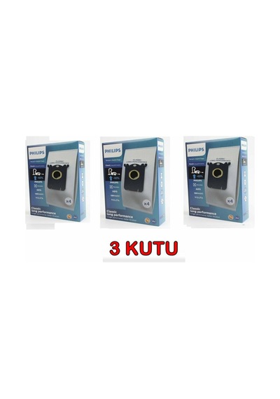 Philips Uyumlu S Bag Toz Torbası 3 Kutu (12 Adet)