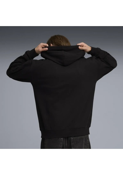 Puma Ess Elevated Relaxed Hoodie Siyah Erkek Sweatshirt