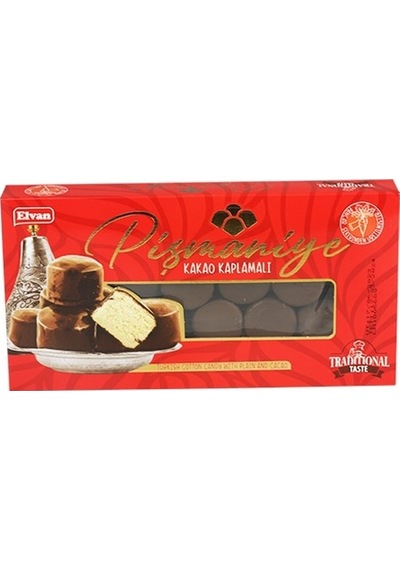 Elvan Pişmaniye Kakao Kaplı 200 Gr. (1 Paket)
