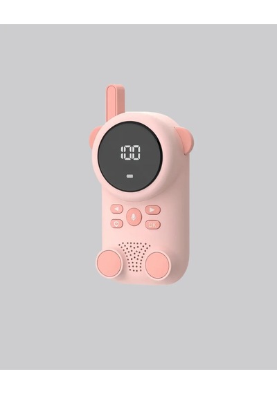 Şarjlı Bebek Telsizi Uzun Mesafe 22 K Lcd Ekran Vox Modu 400 Mah Çok Renkli