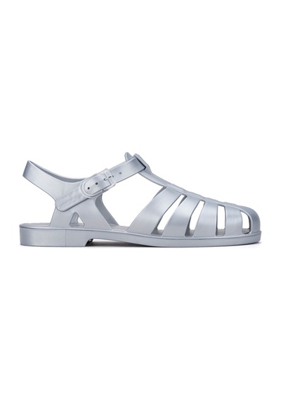 S10346 Bıarrıtz Metal Gümüş Kadın Sandalet Plata