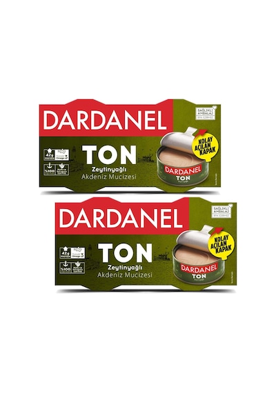 Dardanel Zeytinyağlı Ton Balığı 2 x 140 G x 2 Adet