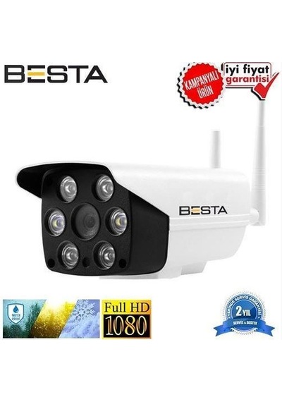 2Mp Çift Antenli Wifi Dış Mekan Güvenlik Kamerası Bb-1702