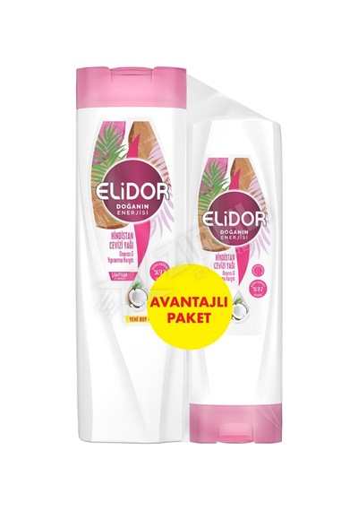 5 Adet Elidor Hindistan Cevizi Şampuan 400 Ml + Saç Kremi 200 Ml