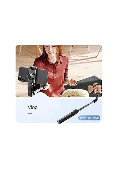 Gimble Dengeleyici Otomatik Denge Sabitleyici Alüminyum Çubuk Teleskopik Selfie Sopa Video İstikrarlı Çekim Tripod Telefon Smartphone İçin L19